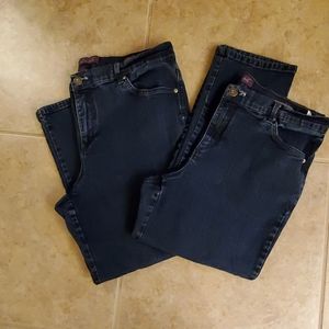 Gloria Vanderbilt Amanda jeans, dark blue